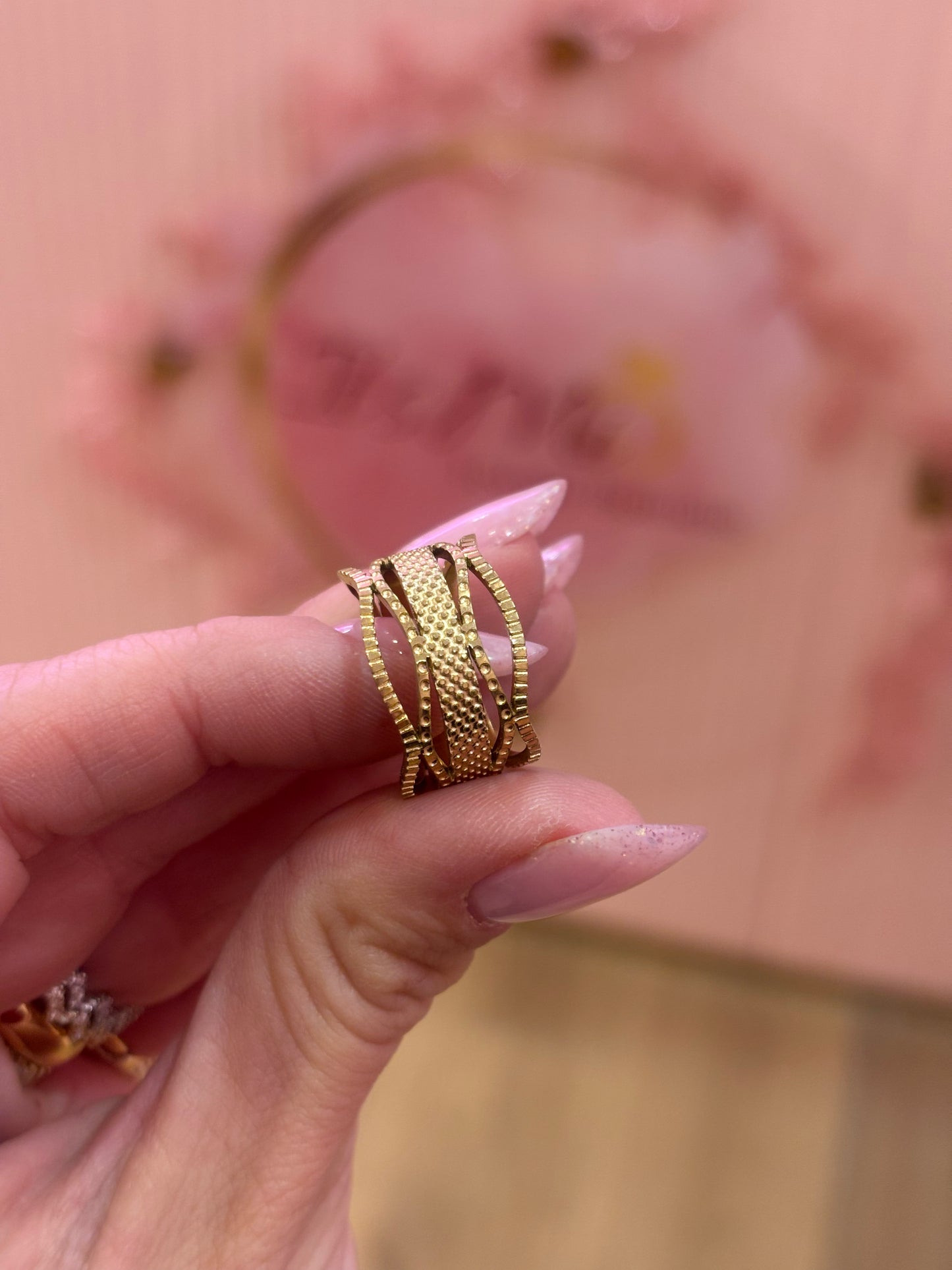 Anello Wave Satinato