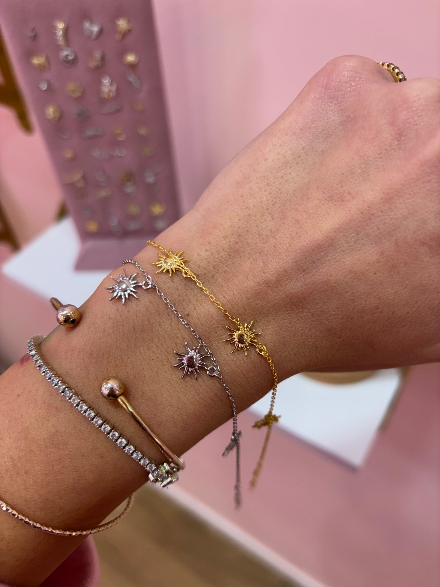 Bracciale Sole Pendente