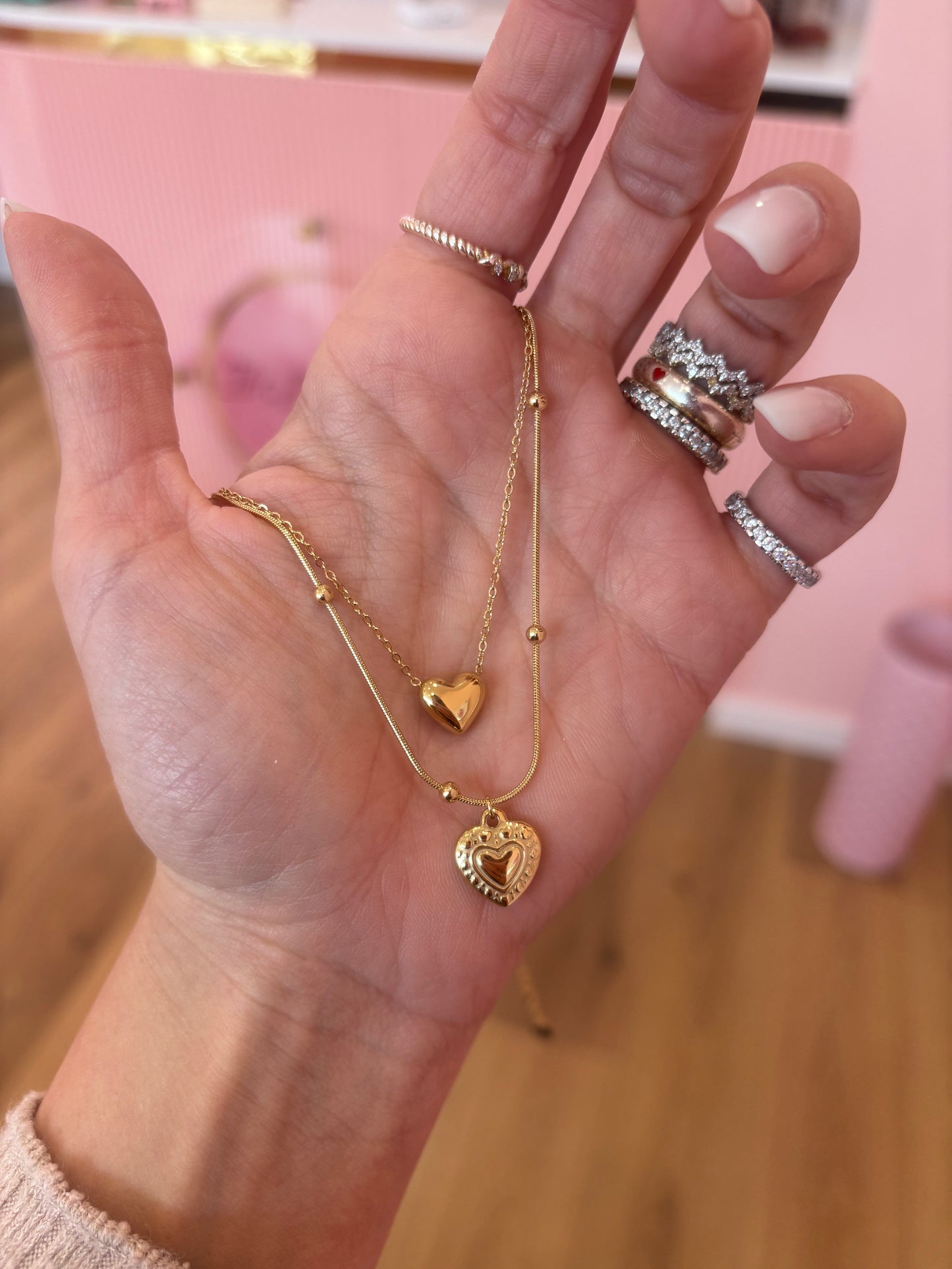 Collana Doppio Cuore