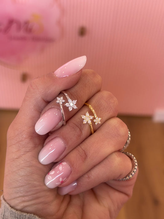 Anello Due Fiorellini