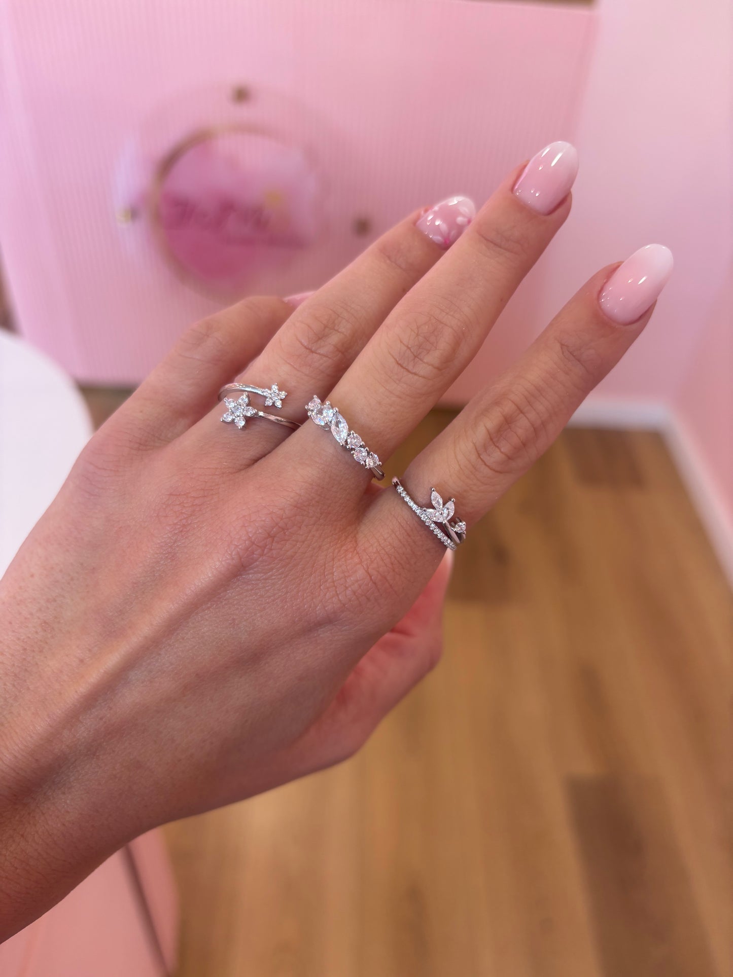 Anello Due Fiorellini
