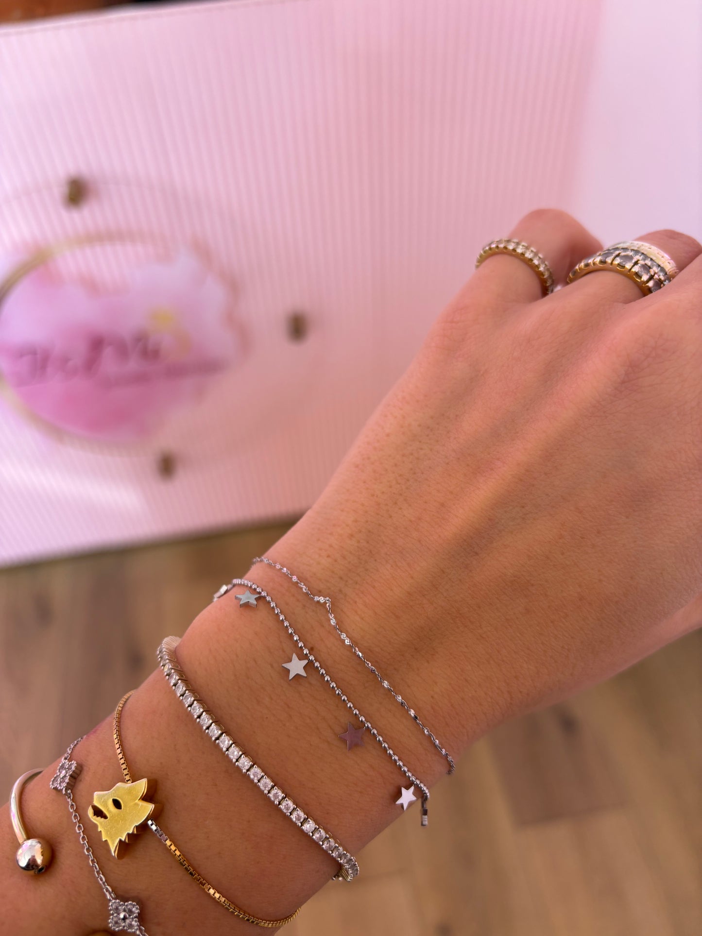 Bracciale Doppio Stelle