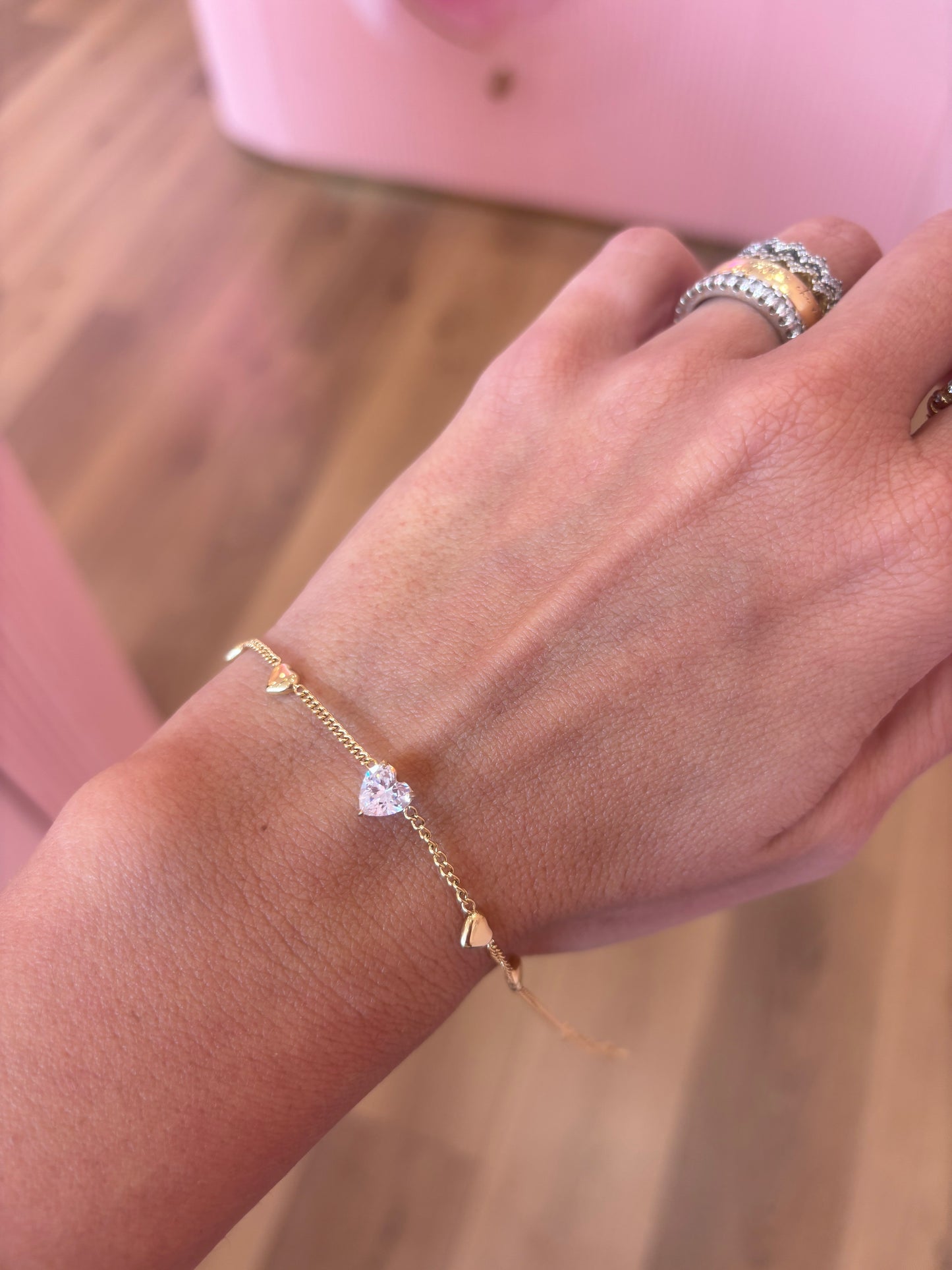 Bracciale Cuore Cristallo