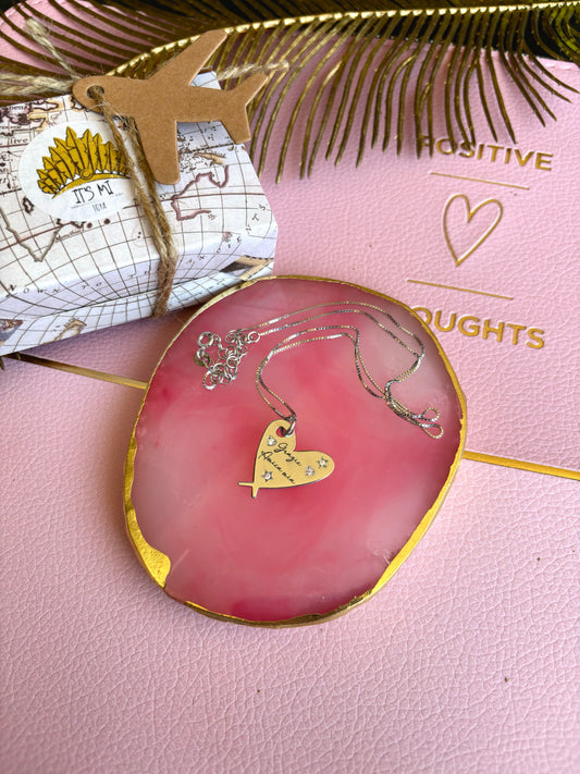 Collana Cuore e Zirconi