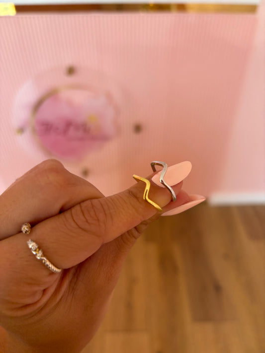 Anello Ondina Liscio