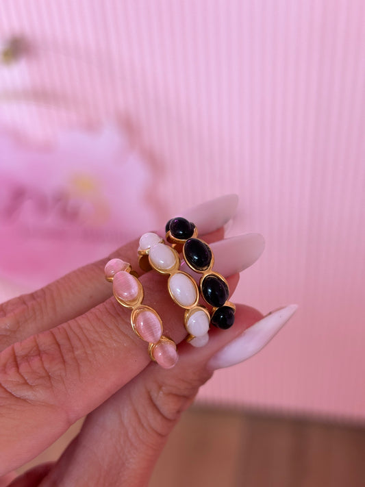 Anello Ovaletti Colorati