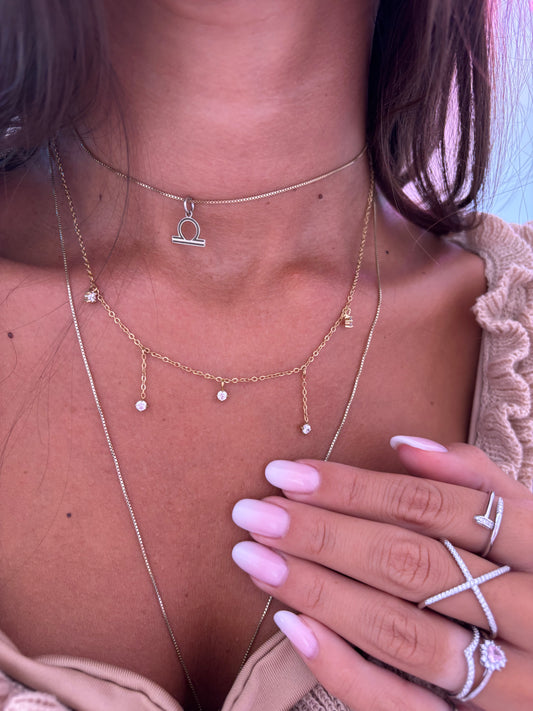 Collana Punti Luce Pendenti