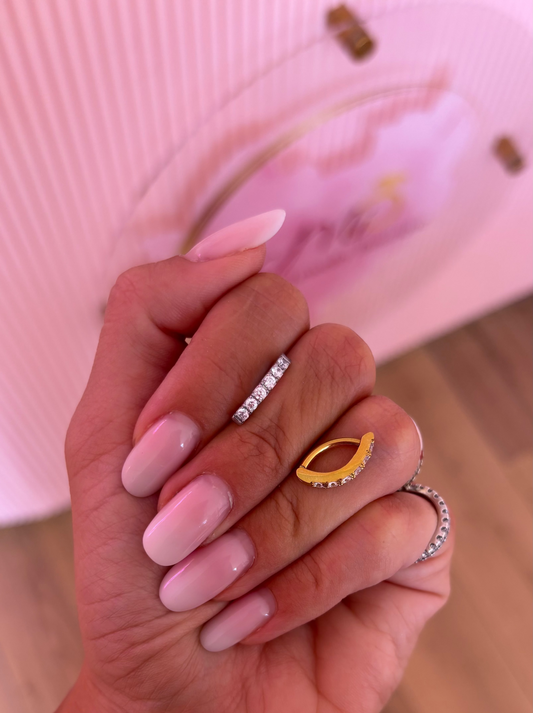 Piercing Ombelico Semi Barretta