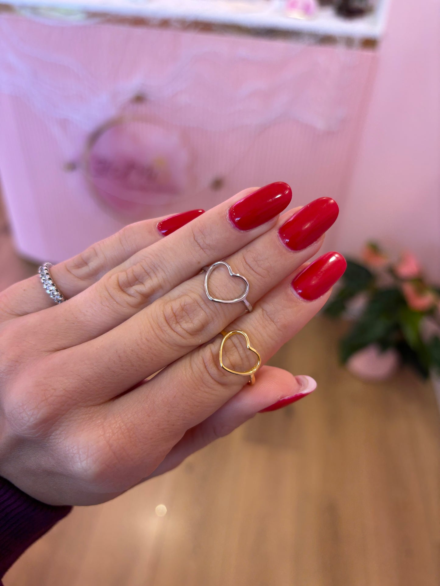 Anello Cuore Sagomato