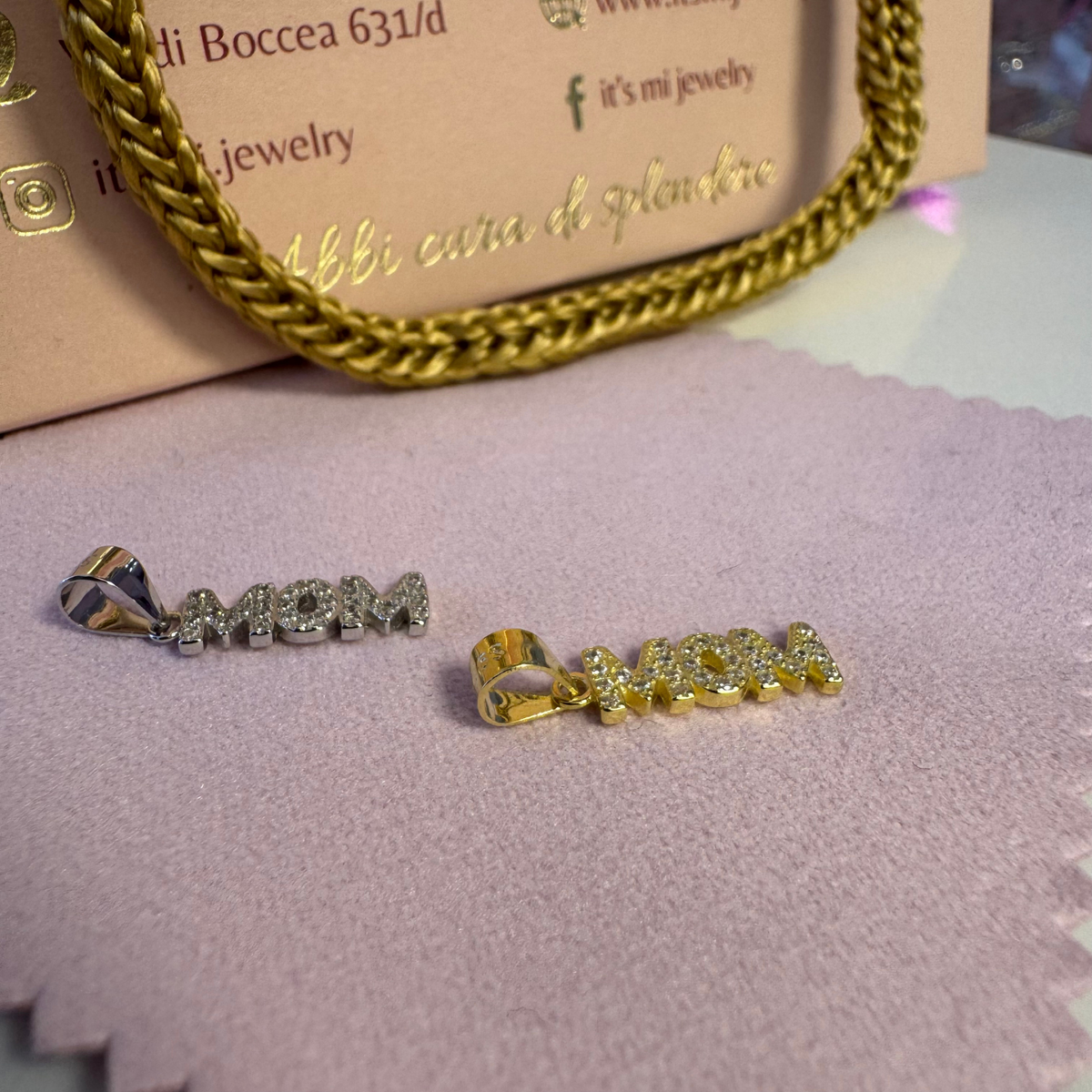 Ciondolo Mom in argento 925