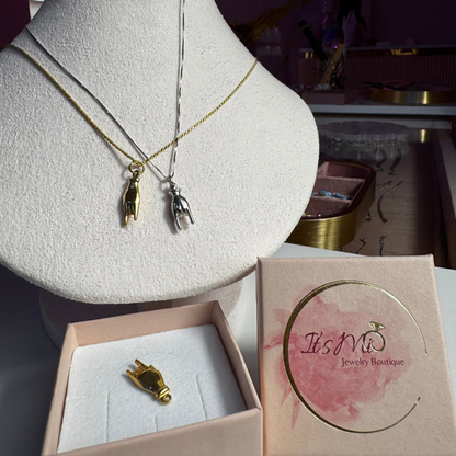 Ciondolo Corna Portafortuna in argento 925