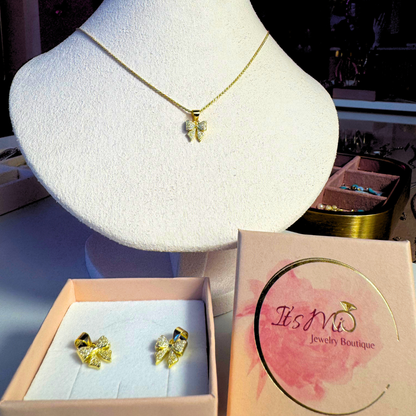 Ciondolo Fiocchetto in argento 925