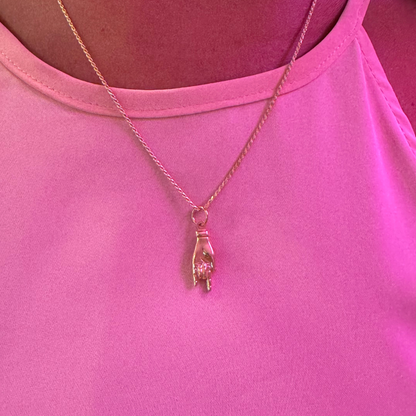 Ciondolo Corna Portafortuna in argento 925