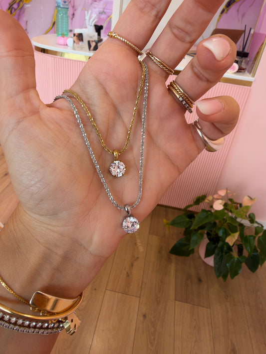 Collana Diamantata Punto Luce