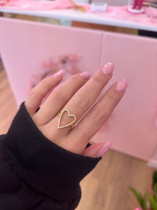 Anello Cuore Sagomato