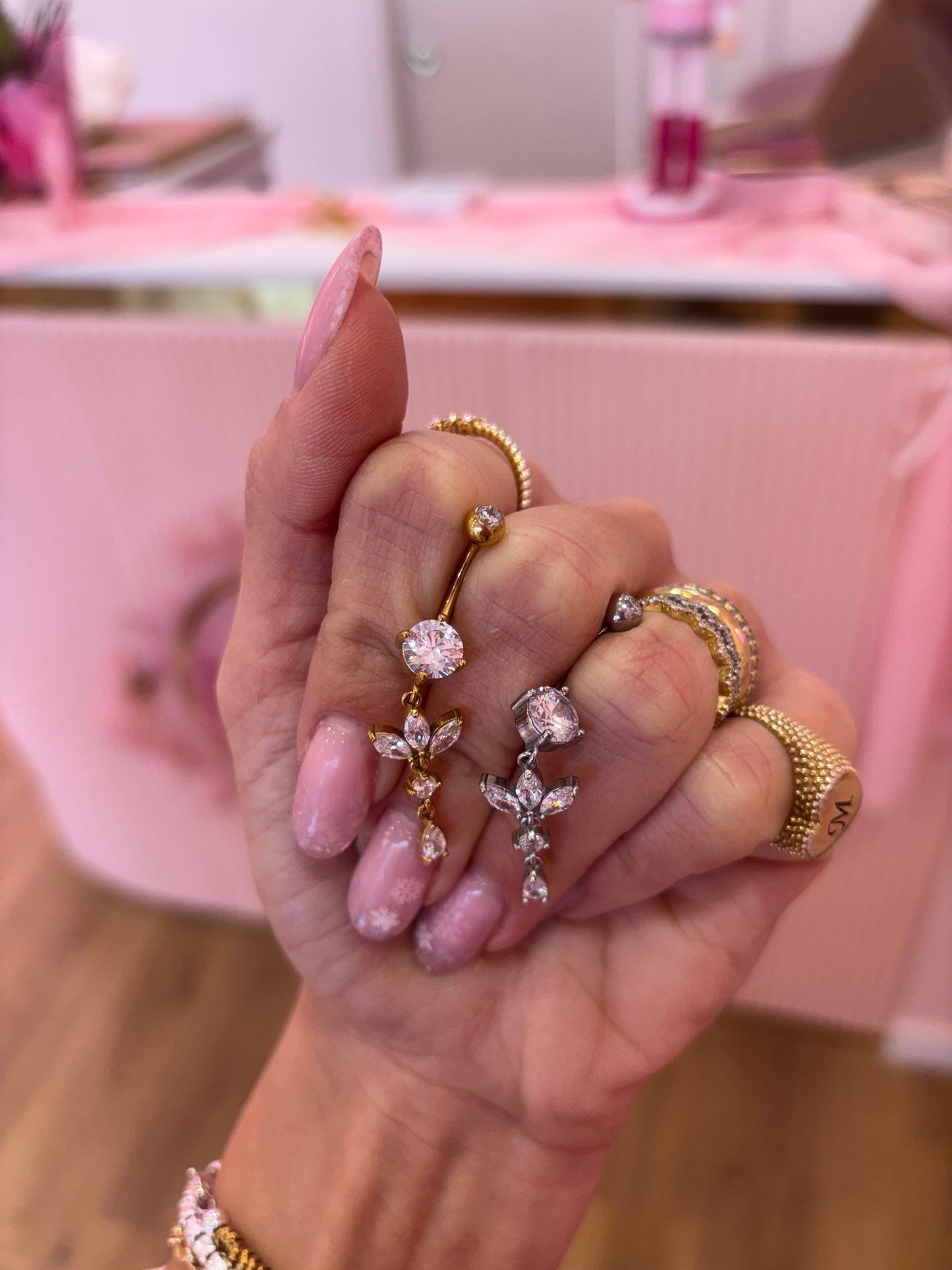 Piercing Ombelico Fiore di Loto