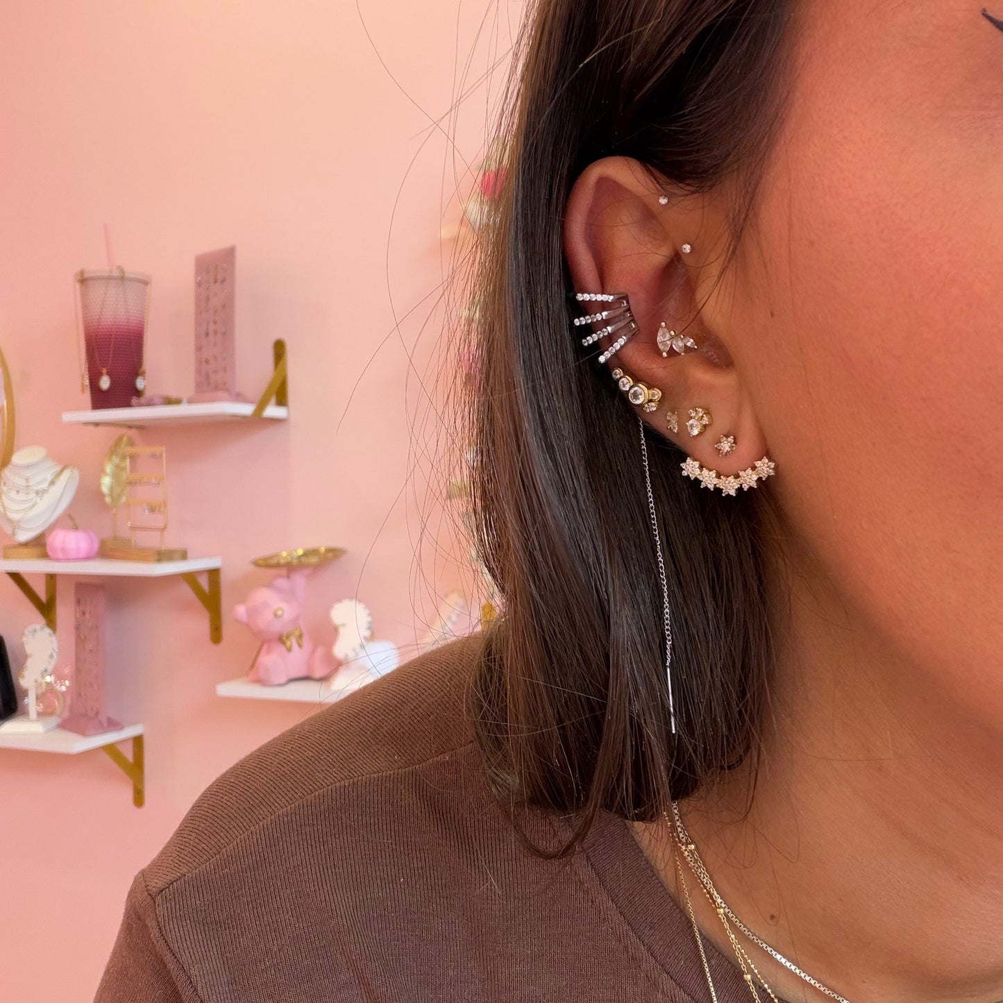 Earcuff con Catenella