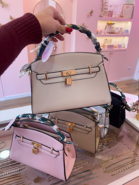 Borsa Lucchetto con Foulard