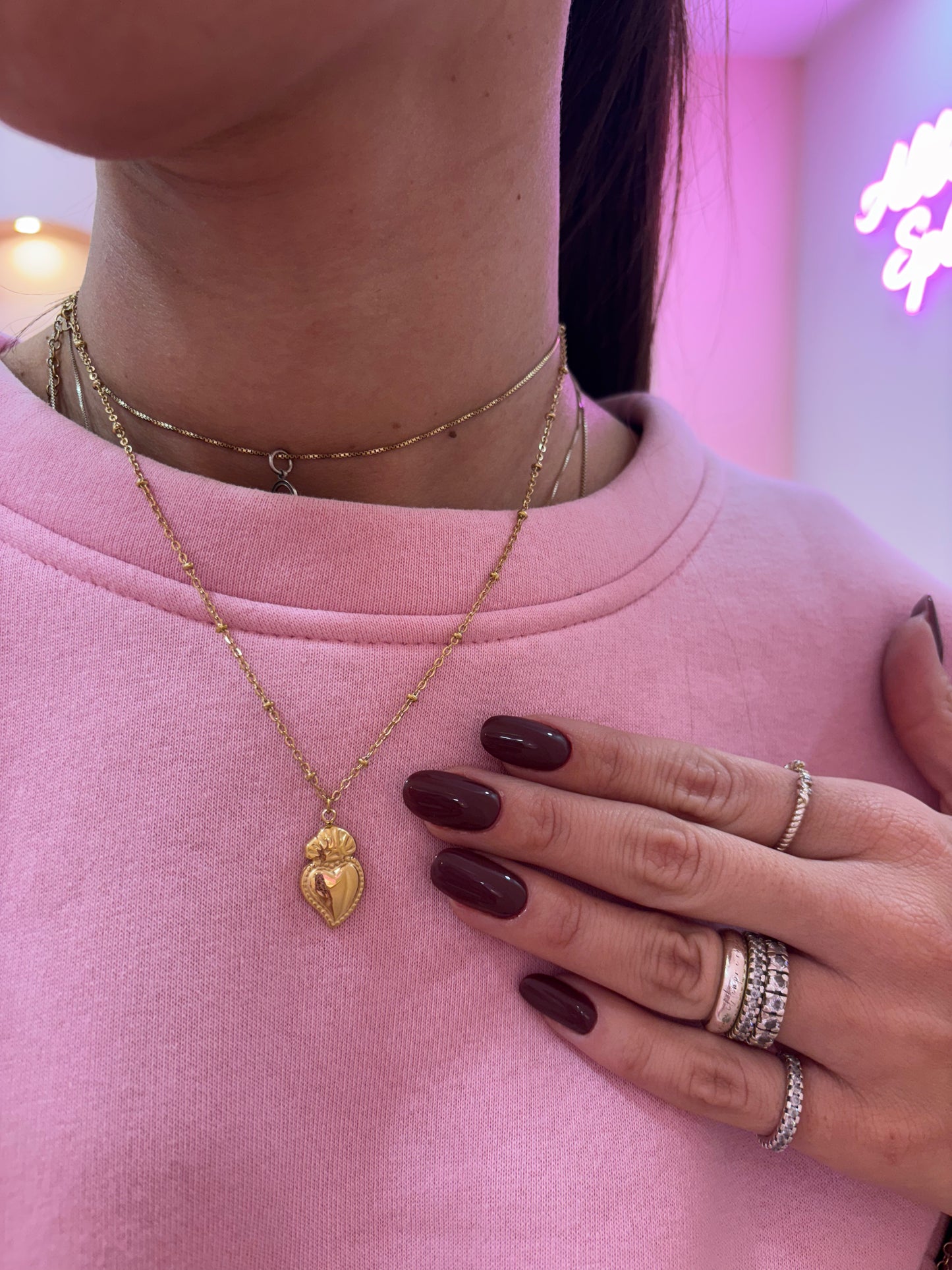 Collana Cuore Sacro