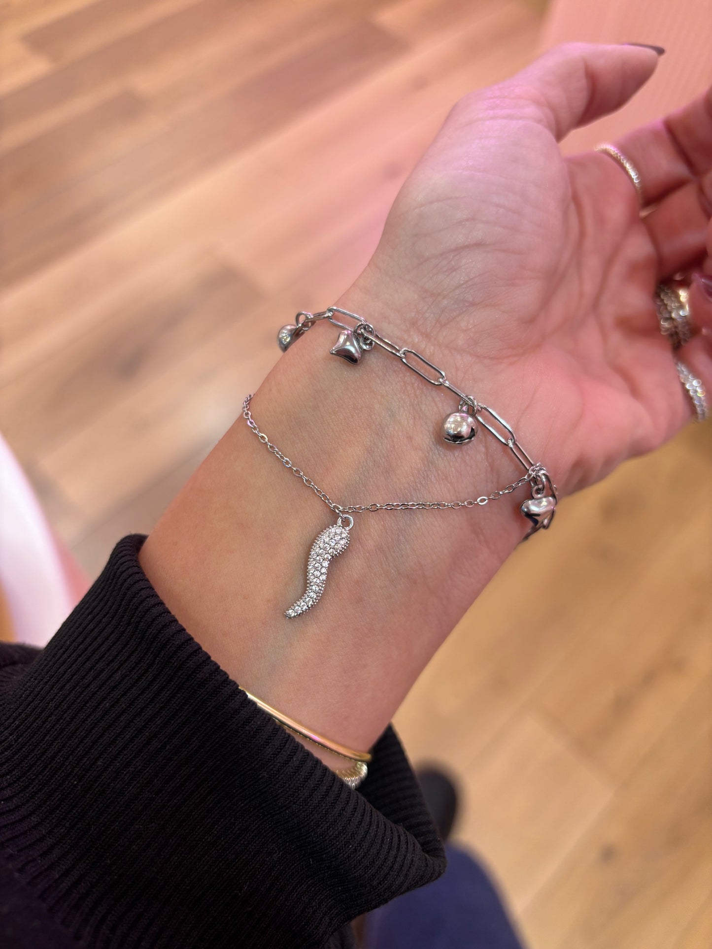 Bracciale Cornetto Sonagli
