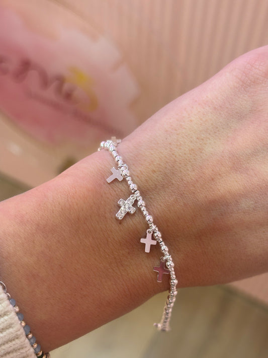 Bracciale Crocette Ice