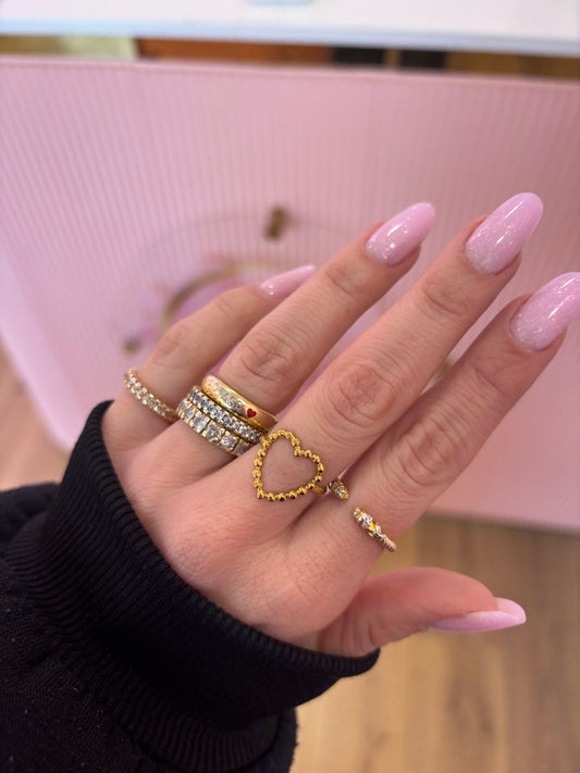 Anello Cuore Sagomato