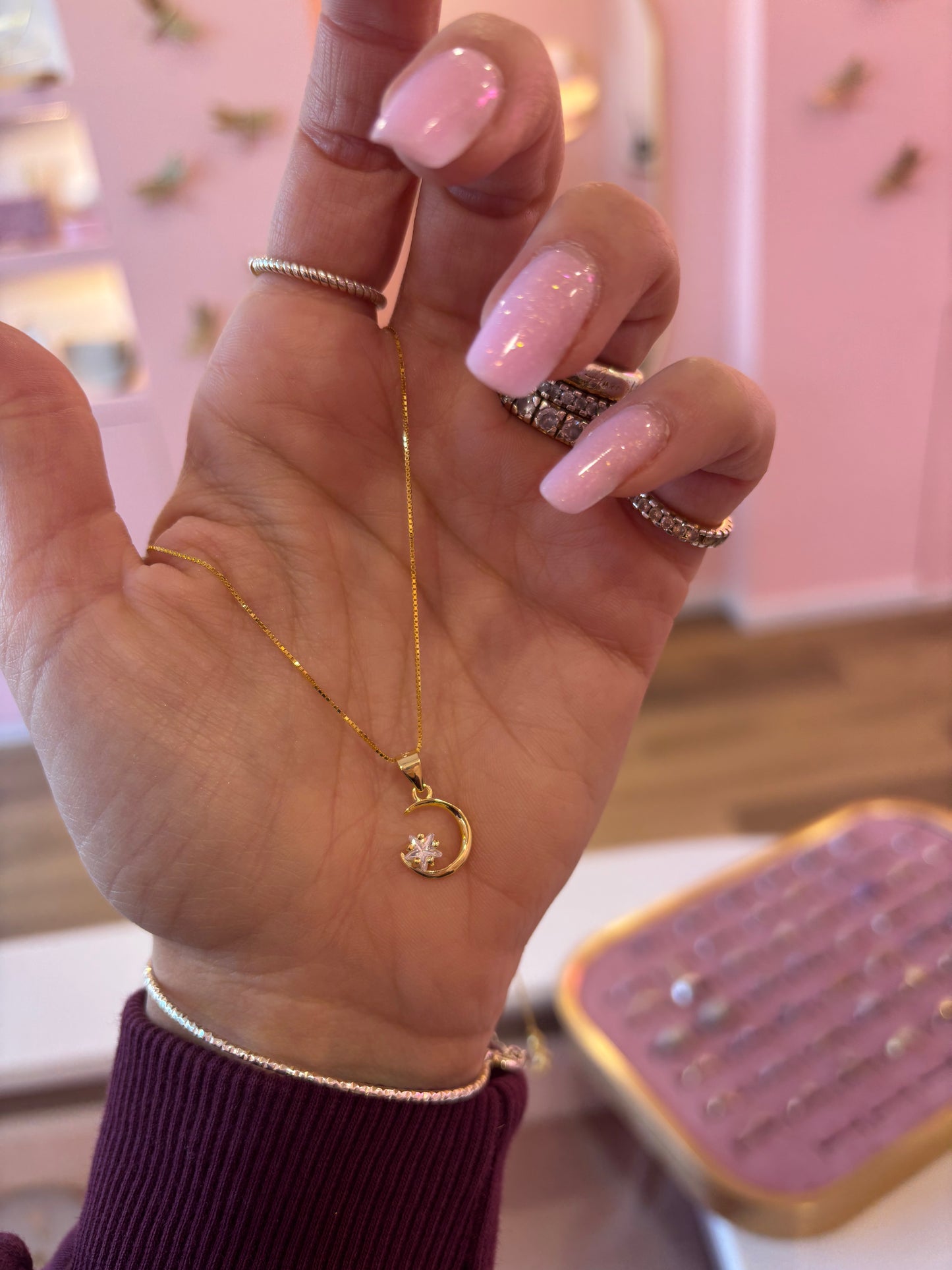 Ciondolo Luna Stella