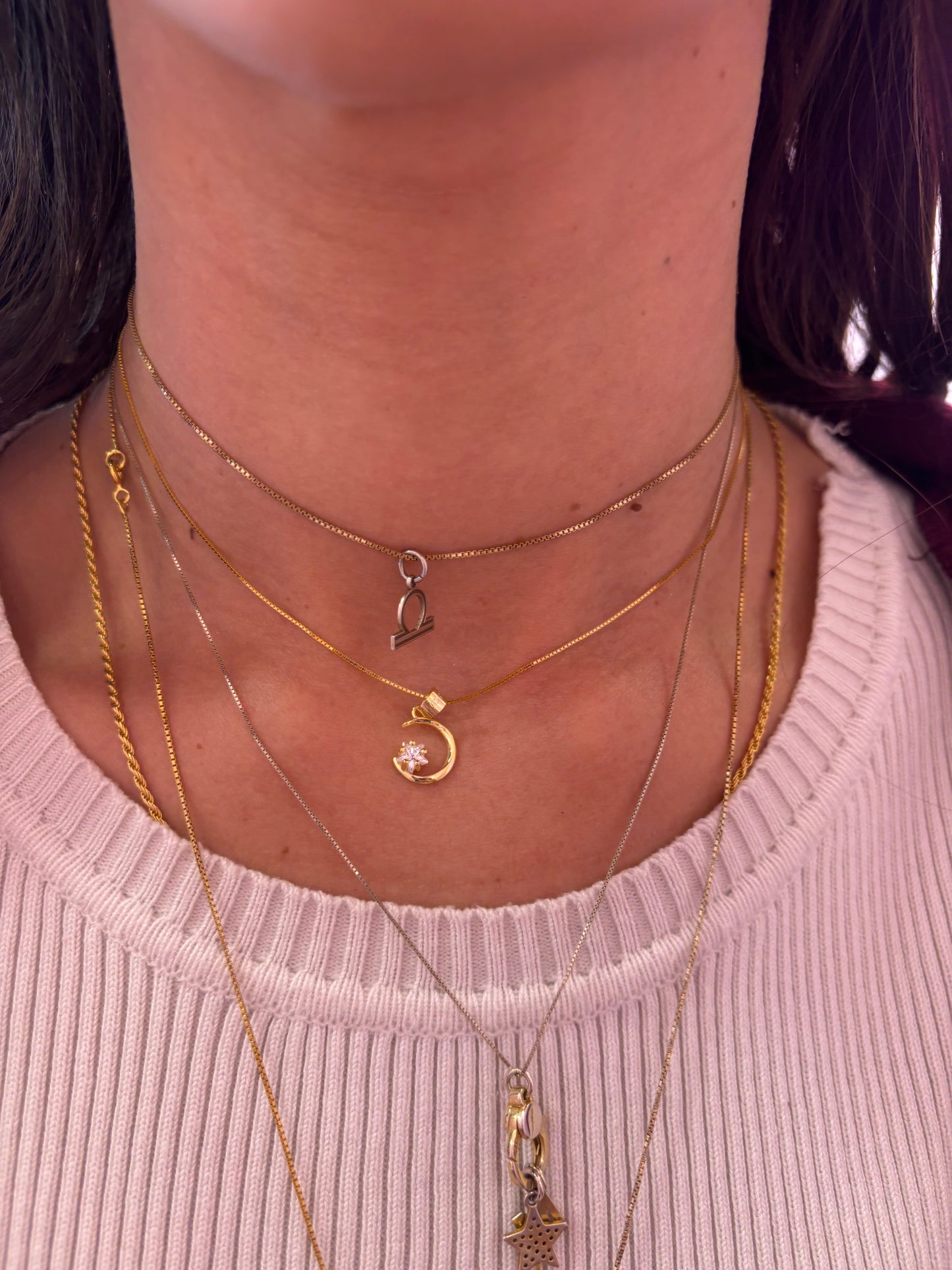 Ciondolo Luna Stella