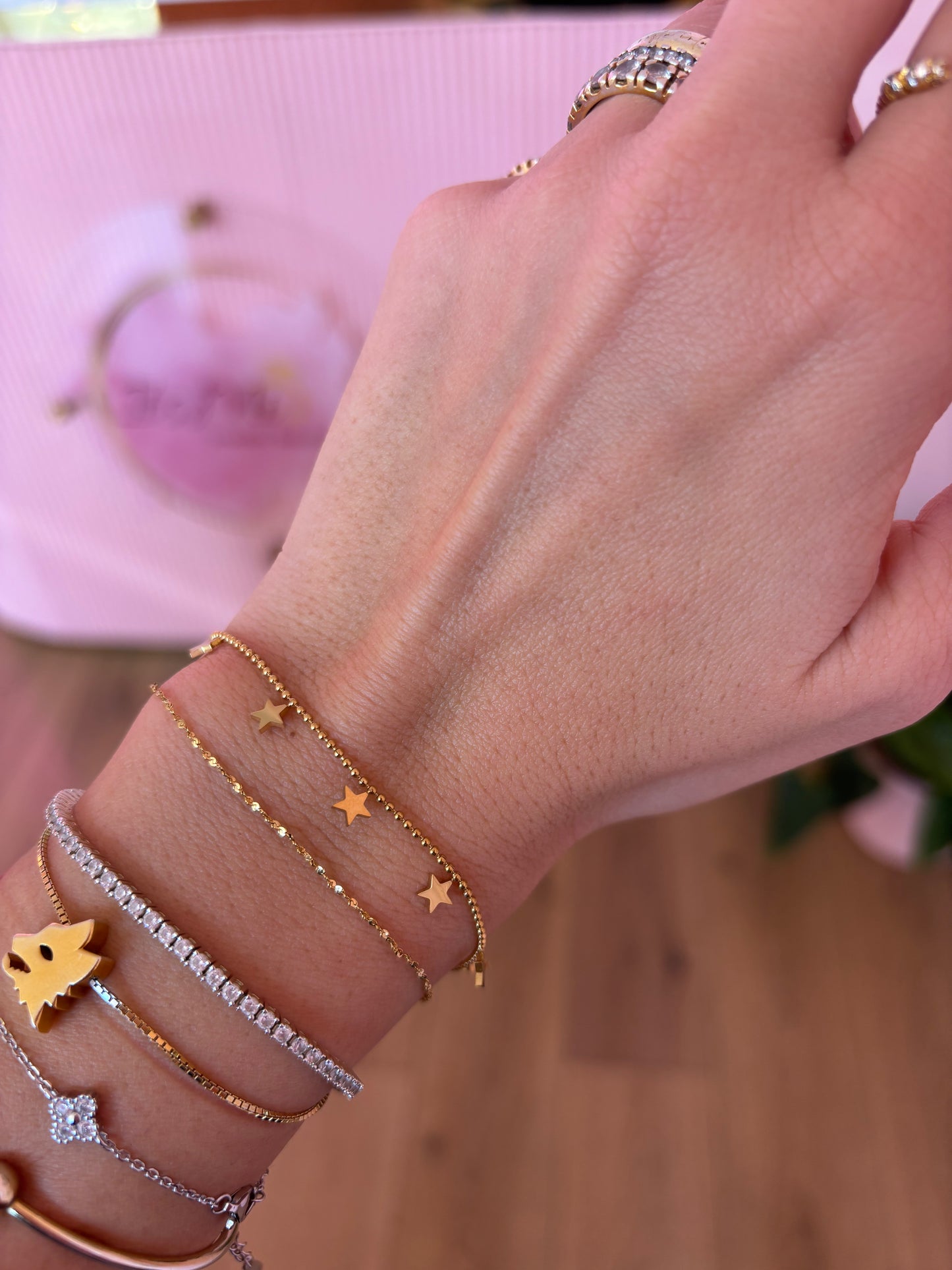 Bracciale Doppio Stelle