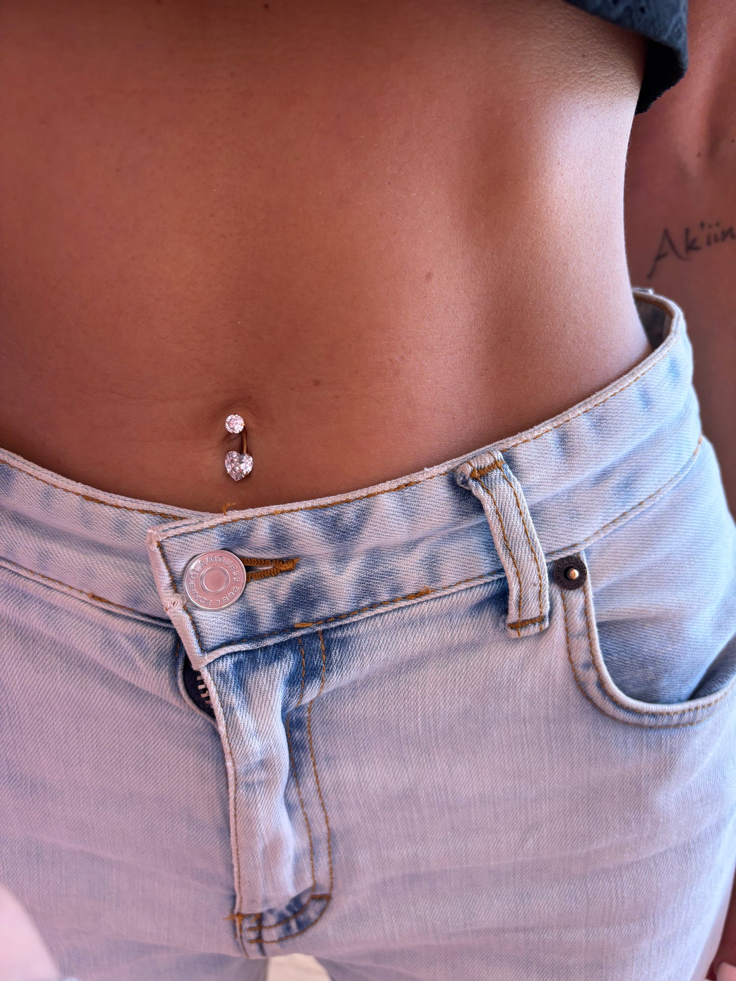 Piercing Ombelico Punto Cuore