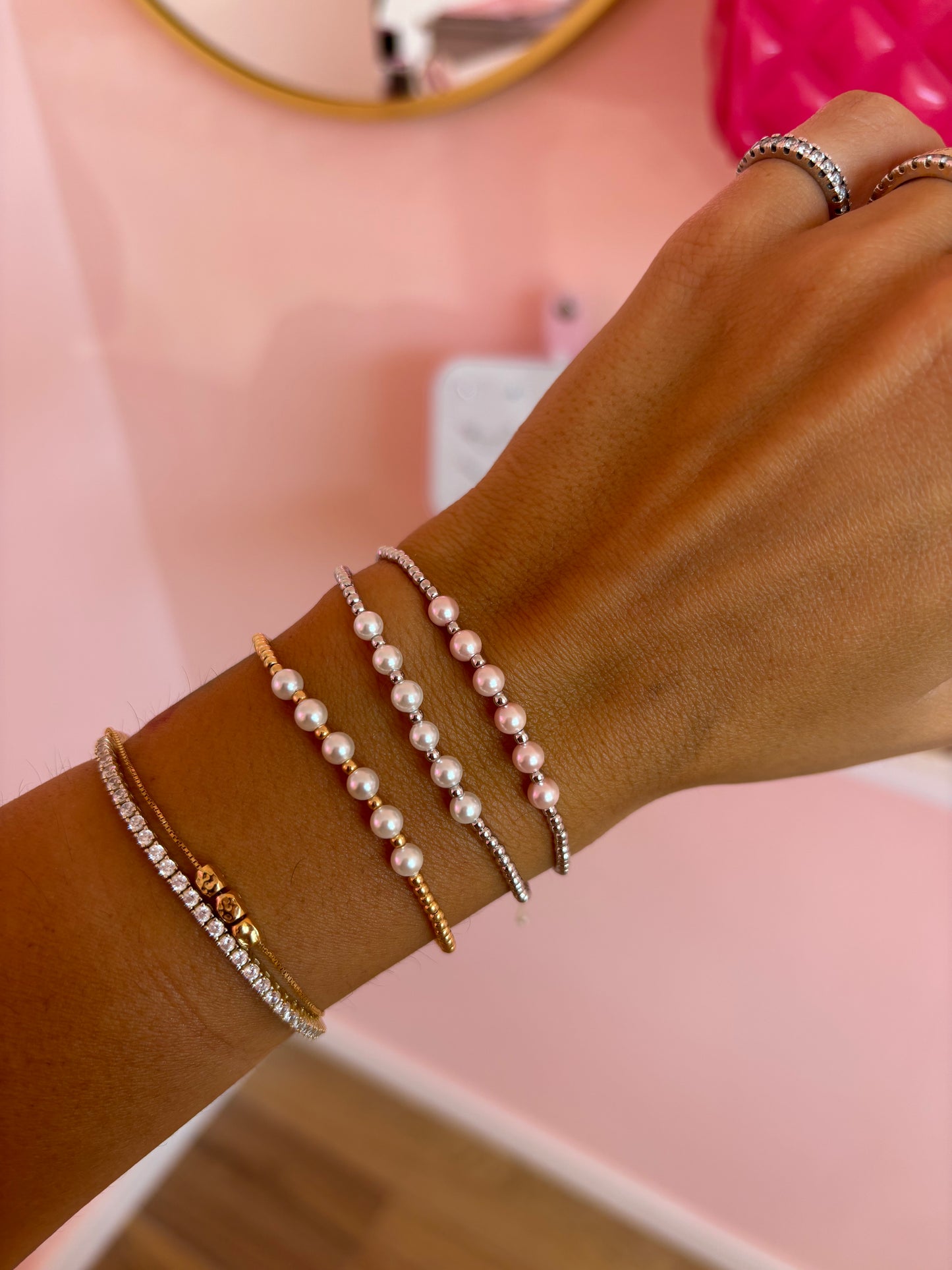 Bracciale Perle e Sferette