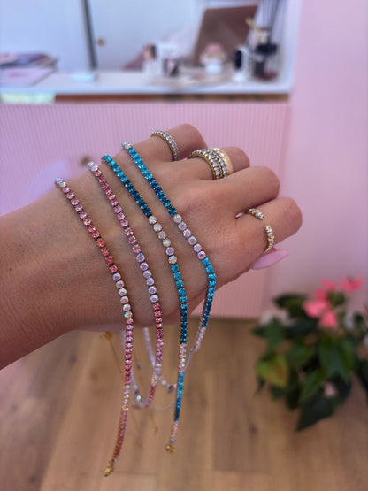 Collana Tennis Degradè