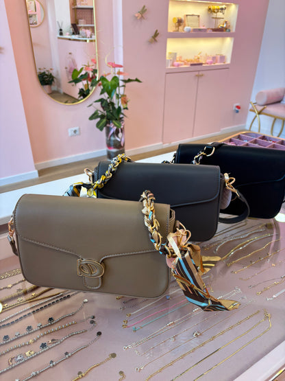 Borsa Catenella con Foulard