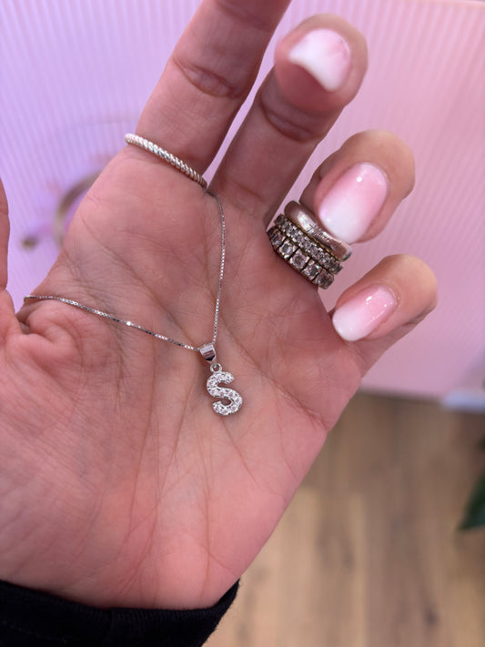 Collana Iniziale Zirconata