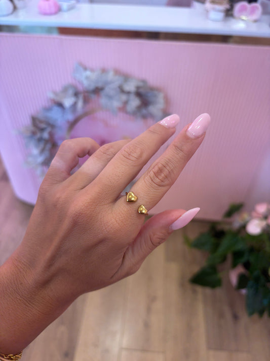 Anello Doppio Cuore