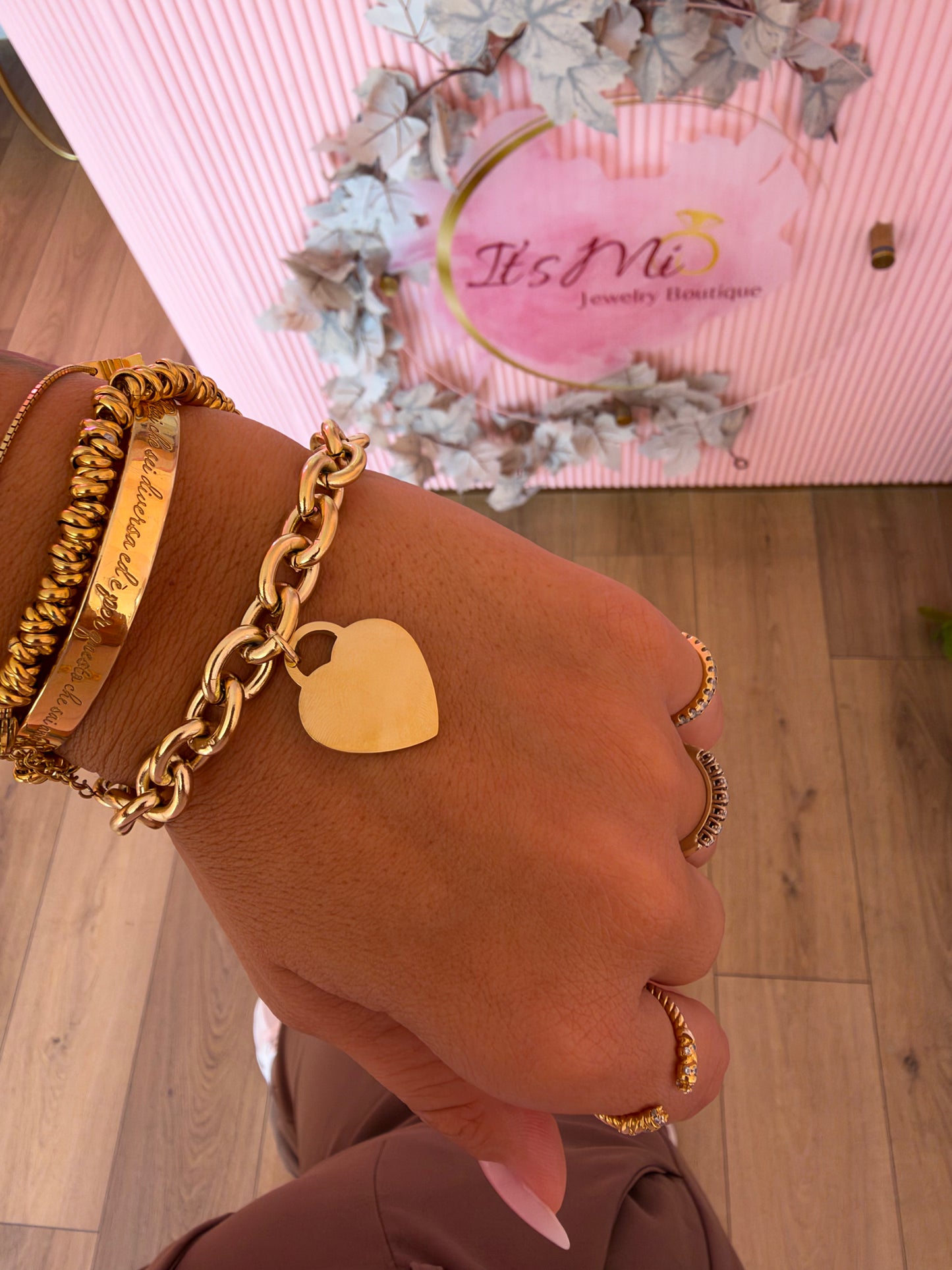 Bracciale Catena con Cuore pendente