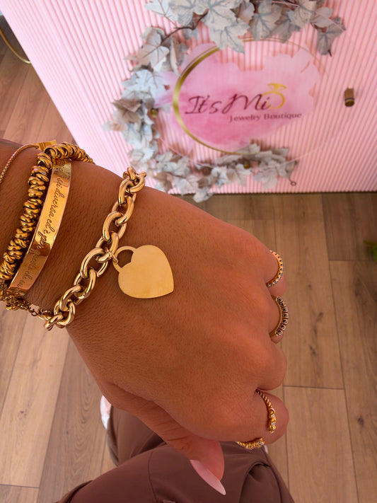 Bracciale Catena con Cuore pendente